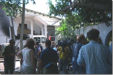 The daily United Nations news media briefing in Dili East Timor